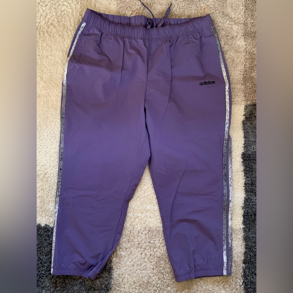 Ladies lavender work out pants from ADIDAS!  Like new!
